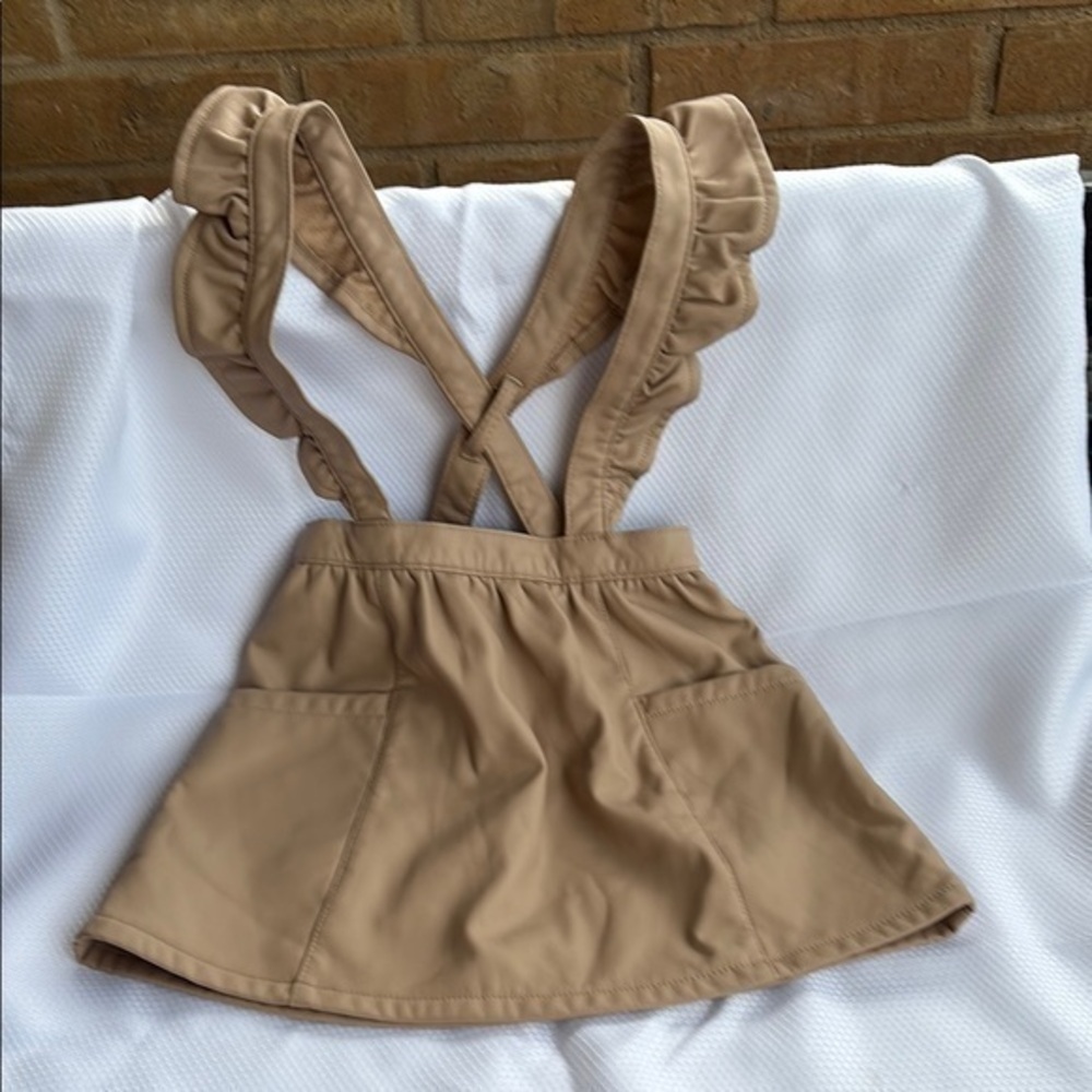 Wonder Nation Beige Cross-Back Top